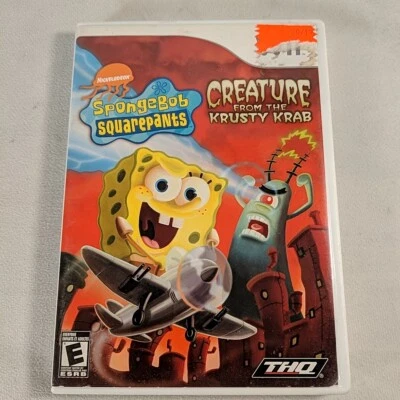 Wii Spongebob Squarepants Creature From The Krusty Krab Nintendo E Nickelodeon - Image 1 of 4