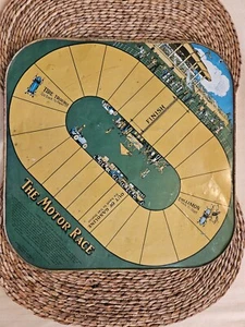 1925 Wolverine Motor Race Tin Lithograph & Checkers Board Vintage - Picture 1 of 2
