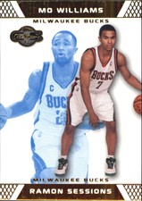 2007-08 Topps Co-Signers Gold Blue Bucks Card #59A Ramon Sessions/Mo Williams/89