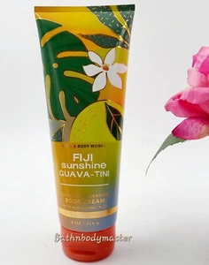 Bath and Body works FIJI SUNSHINE GUAVA TINI body CREAM lotion Moisturizer 8 oz - Picture 1 of 2