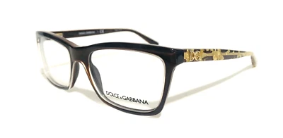 GAFAS AUTÉNTICAS DOLCE & GABBANA DG 3220 2918 MARRÓN CRISTAL DORADO 52-17-140 MM Foto 1 de 4
