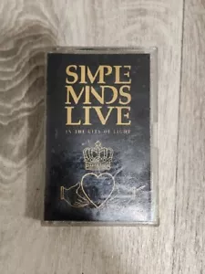 Simple Minds Live In The City of Light Audio Cassette Tape - Picture 1 of 3