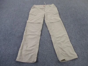 North Face Pants Womens 10 Long Nylon Cargo Convertible Work Outdoors Hiking - Picture 1 of 10