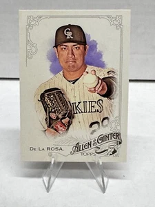 2015 Topps Allen & Ginter Baseball Card 307 Jorge De La Rosa Colorado Rockies SP - Picture 1 of 2