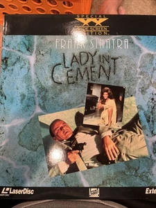 "LADY IN CEMENT" 12" LASER DISC MOVIE/FRANK SINATRA/EXT PLAY/WIDESCREEN/1968/ - Imagen 1 de 2