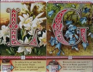 Swap cards Modern playing card back Liebig Advertisement - Picture 1 of 1