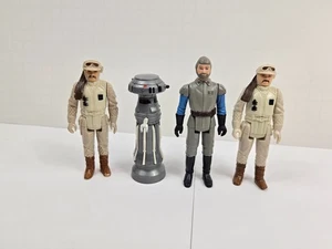 Lote De 4 Figuras Kenner Star Wars Años 80 De Colección - Hoth Rebel, FX-7, Madine - Imagen 1 de 2