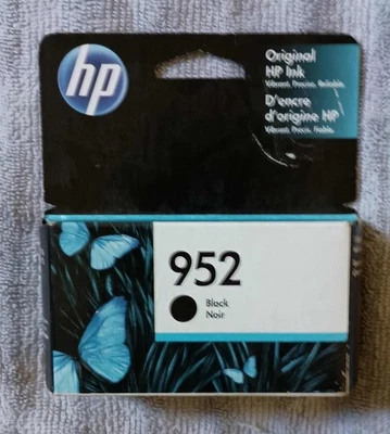 Cartucho de tinta original HP #952 NEGRO caducado septiembre 2020 nuevo/sellado/sin abrir Foto 1 de 2