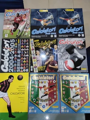 Lotto 9 Album Calciatori Panini Incompleti E Da Recupero  - Immagine 1 di 4