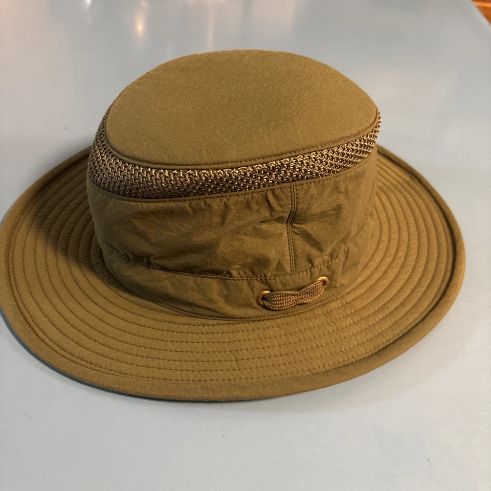 Tilley Airflo LTM5 Hat, Size 7-1/8, Olive Green, Great Condition - Image 1 of 4