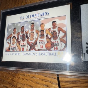 1992 Impel Olympicards #18 US Olympic Team Herren Basketball PSA 9,5 Dream Team - Bild 1 von 3