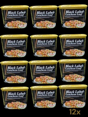 Black Label Luncheon Loaf Hormel foods 340g x 12cans (lot of 12)