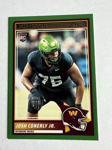 2025 Score Josh Conerly Green #100 (RC) - Picture 1 of 2
