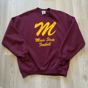Vintage 90's Colorado Mesa State Football Crewneck Pullover Sweatshirt Gr. XL Vintage - Bild 1 von 4