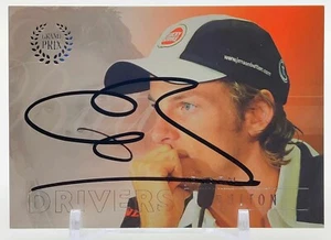 JENSON BUTTON SIGNED VINTAGE FUTERA FORMULA 1 TRADING CARD - Picture 1 of 2