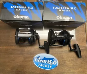 PAQUETE DE 2 CARRETE DE TROLLING OKUMA SOLTERRA SLX-50LB LEVELWIND - Imagen 1 de 1