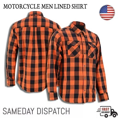 Men's Flannel Plaid Check Shirt Lightweight Long Sleeve Checkered Lumberjack US - Image 1 of 4