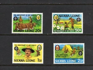 S3942 Sierra Leone 1982 Scouting 4v. MNH - Bild 1 von 1
