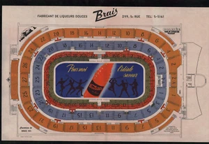 Brais Inc. Nesbitt Cola Colisé de Quebec Coliseum Floor Plan (147053) - Picture 1 of 2