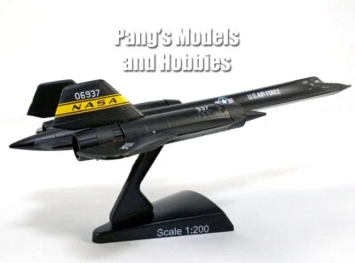 Lockheed YF-12, SR-71 Blackbird Spy Plane, NASA 1/200 Scale Diecast Metal Model - Image 1 of 4
