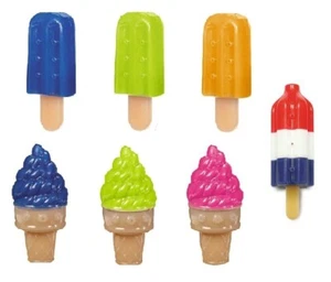 Mini juguetes de enfriamiento para perros divertidos cono de helado de verano o paleta elige color y forma - Imagen 1 de 17