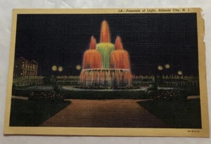 Fountain Of Light, Alantic City, N.J. 1( See Description) Postcard (M2) - Picture 1 of 2