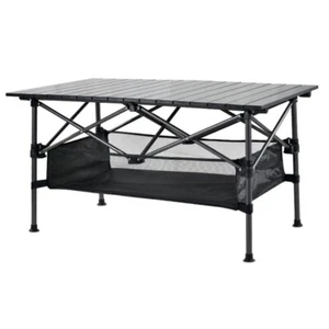 OUTDOOR FOLDING TABLE Portable Picnic Camping Indoor Beach Backyard BBQ Party - Picture 1 of 6