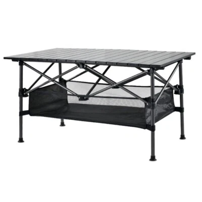 OUTDOOR FOLDING TABLE Portable Picnic Camping Indoor Beach Backyard BBQ Party - Image 1 of 4