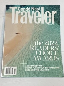 Conde Nast Traveler Magazine Nov 2022 Readers Choice Awards Across Atlantic Fiji - Picture 1 of 1