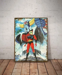 Vintage Goldorak Blechschild Schild Dekoration Deko Poster Comic - Bild 1 von 3