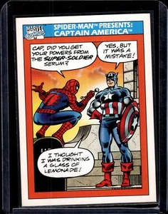 1990 MARVEL MCU #157 SPIDER-MAN PRESENTS CAPTAIN AMERICA - Picture 1 of 2