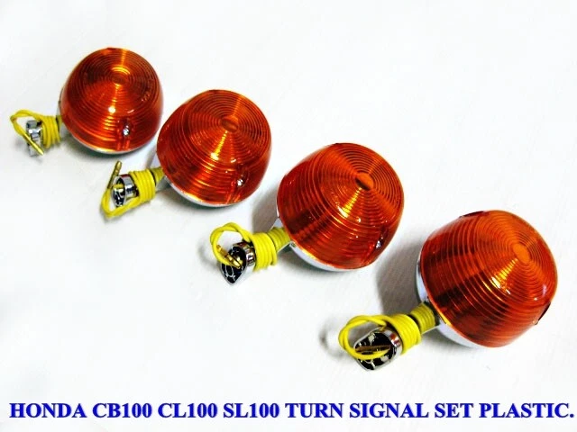 Fit HONDA CB100 CL100 SL100 XL100 XL125 S90 TURN SIGNAL SET (PLASTIC)  #BI615# Foto 1 de 4