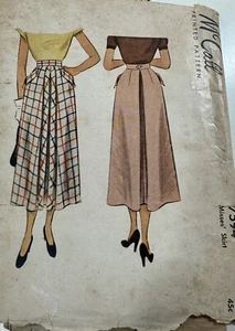Falda vintage McCall patrón Misses’, talla 30 cintura #7594 - Imagen 1 de 2