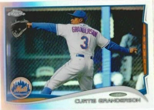 2014 TOPPS CHROME # 9 CURTIS GRANDERSON REFRACTOR - Picture 1 of 1