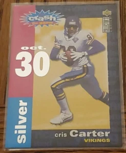 Cris Carter 1995 Upper Deck You Crash The Game Silver #C21 Minnesota Vikings - Picture 1 of 2