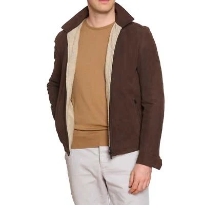 KITON Napoli Handmade Brown Suede Leather Jacket EU 48 NEW US M - Image 1 of 4