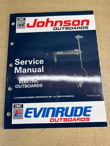1992 OMC Johnson Evinrude EN Electric Outboards Service Manual P/N 508140 - Picture 1 of 4