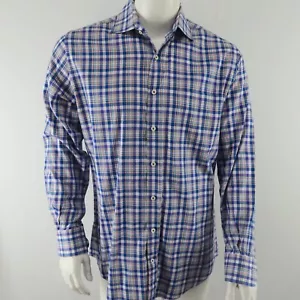 Peter Millar Button Up Shirt Mens Medium 100% Cotton - Picture 1 of 8