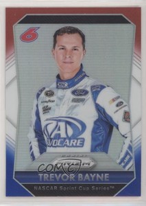 2016 Panini Prizm NASCAR Red White & Blue Prizm Trevor Bayne #6