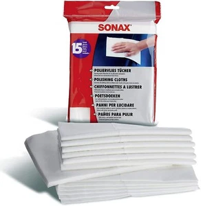 Sonax Polishing Cloths (15 Pieces) - Extremely Soft Polishing Cloths 15 Pack! - Picture 1 of 4