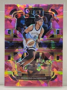 2024 Panini Select WNBA Pink Ice Prizms #100 Diamond DeShields Chicago Sky - Picture 1 of 2