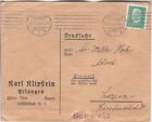 GERMANY. 1928/Erlangen, advert.envelope/printed-matter.