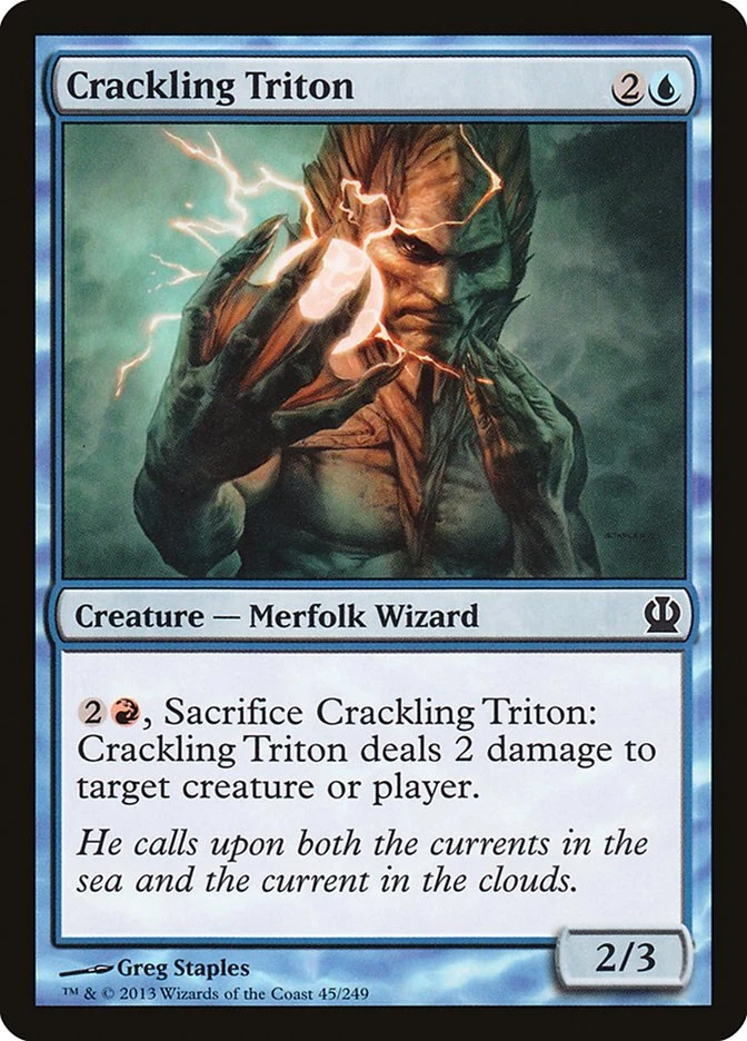 Magic the Gathering (mtg): THS: Crackling Triton  (x 4) - Image 1 of 1