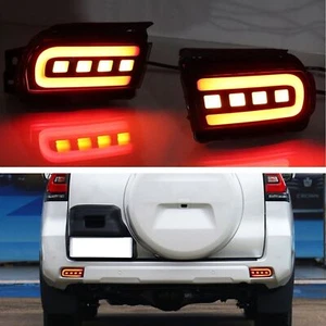 For 2010-2021 Toyota Land Cruiser Prado FJ150 LC150 Car Rear LED Brake Light DRL - Picture 1 of 12