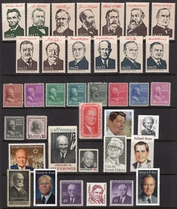 US PROMINENT REPUBLICANS Collection of 37 Stamps.  VF NH FreeShip USA - Picture 1 of 1