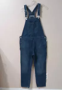 Neu mit Etikett Old Navy Damen-Overalls Größe M blau Denim Stretch-Taschen Distressed 5287 - Bild 1 von 10