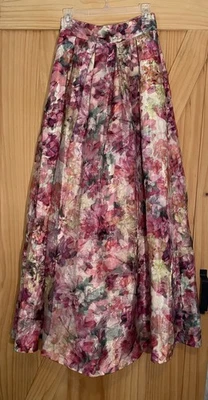 Eliza J Women's Floral Print Organza Ball Skirt Size 2 - Image 1 of 4