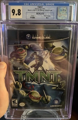 CGC 9.8 A++ - TMNT Black-Label Nintendo GameCube, Graded, 2007 NEW! WATA VGA - Image 1 of 3