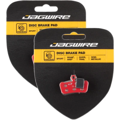 Pack of 2 Jagwire Mountain Sport SemiMetallic Disc Brake Pads Guide Avid - Image 1 of 2