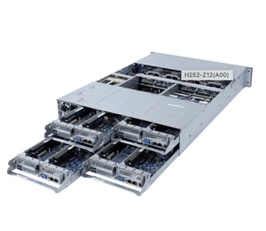 Gigabyte H252-Z12 HCI Server - AMD EPYC™ 7003/7002 - 2U 4-Node UP 12-Bay SATA - Picture 1 of 2